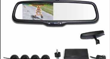 Rear View Mirror with Sensors